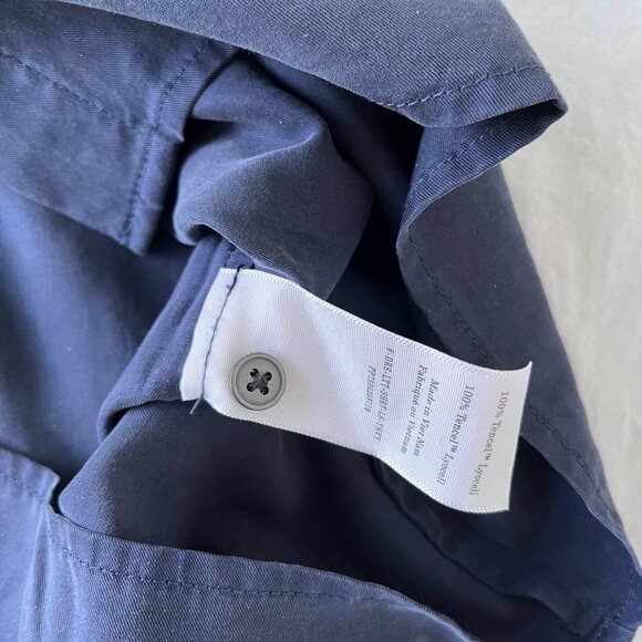 Everlane Must-have Shirtdress in Butterlite, XS, Navy - Picture 6 of 6